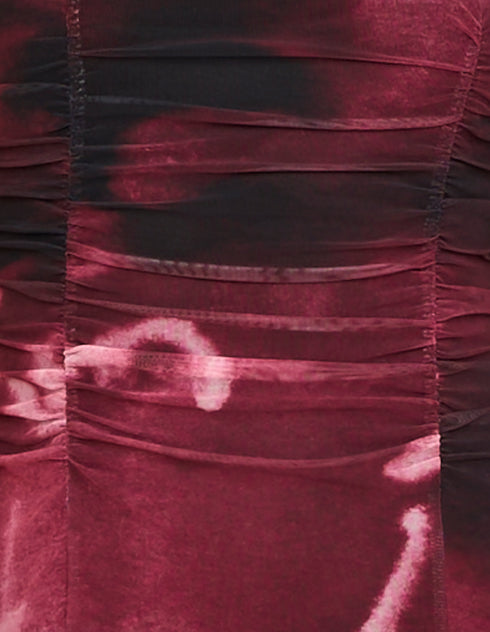 Malika Sheer Mesh Maxi Dress