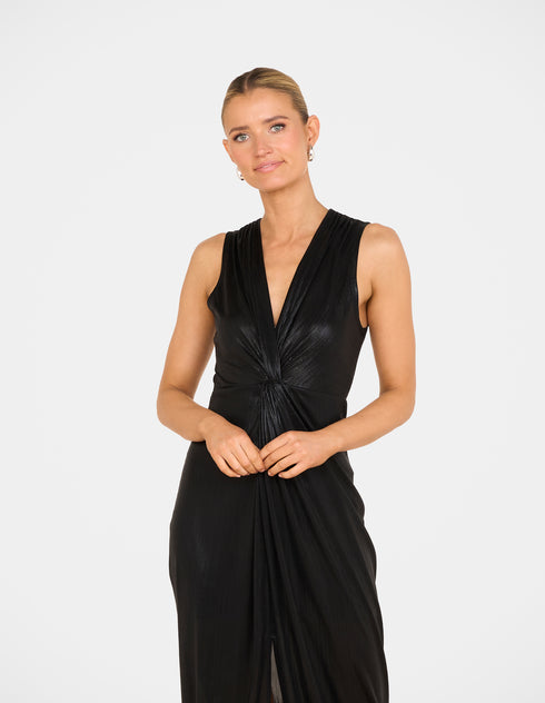 Belarus Plunge Twist Gown