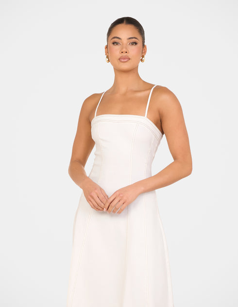 Quay Denim A-line Maxi Dress