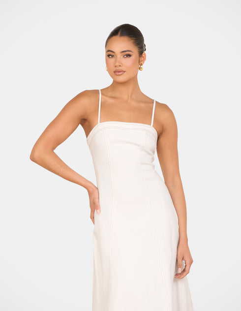 Quay Denim A-line Maxi Dress