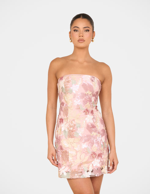 Izzie Strapless Mini Dress
