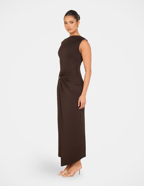 Rosemary High Neck Maxi Dress