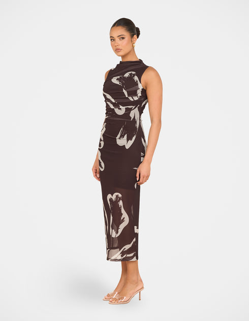 Tanika Gathered Maxi Dress