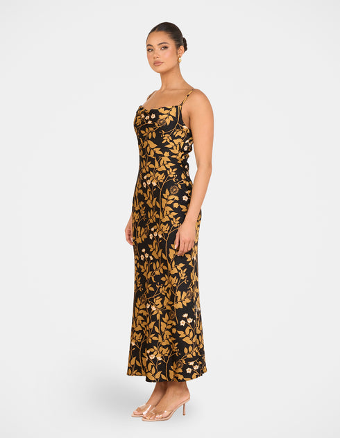 Upton Cowl Neck Maxi Dress