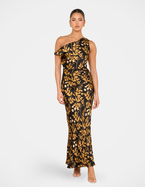 Veria One Shoulder Maxi Dress