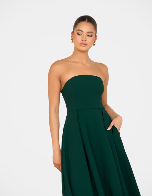 Greta Strapless A-line Dress