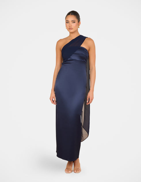 Vanya Strapless Satin Gown