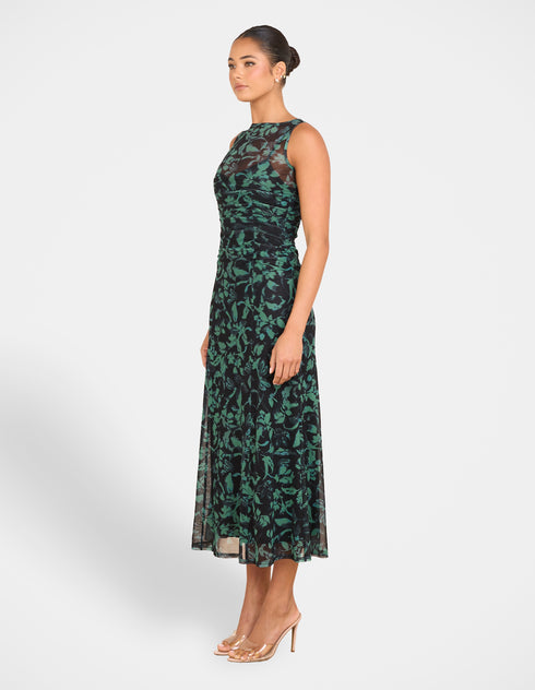 Paxton Sheer Mesh Maxi Dress