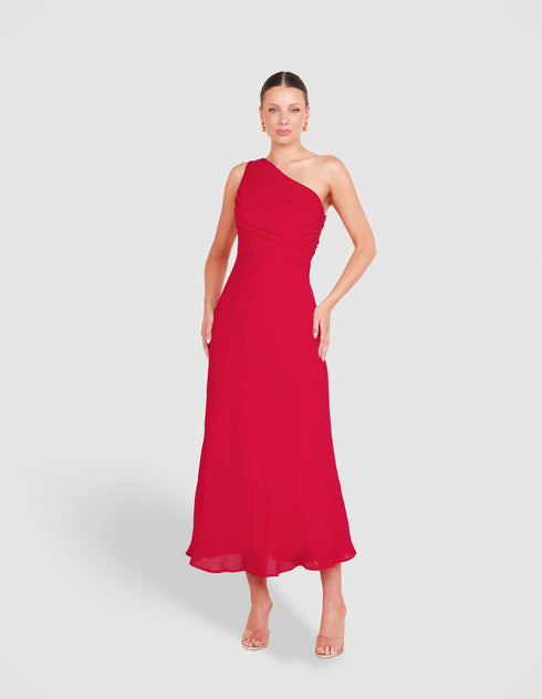 Harvey One Shoulder Maxi Dress