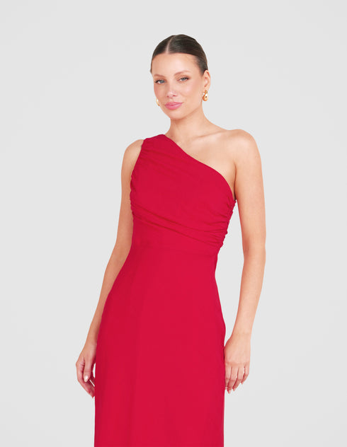 Harvey One Shoulder Maxi Dress