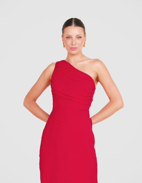 Harvey One Shoulder Maxi Dress