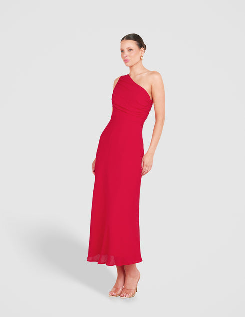 Harvey One Shoulder Maxi Dress