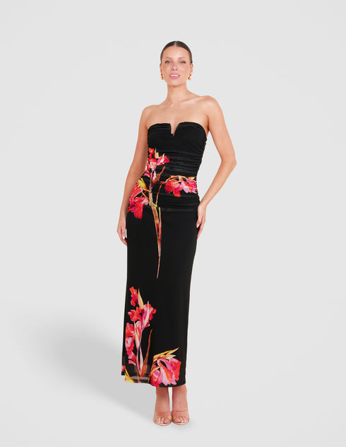 Youlia Strapless Maxi Dress