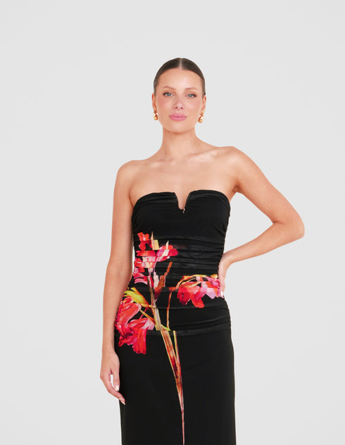 Youlia Strapless Maxi Dress