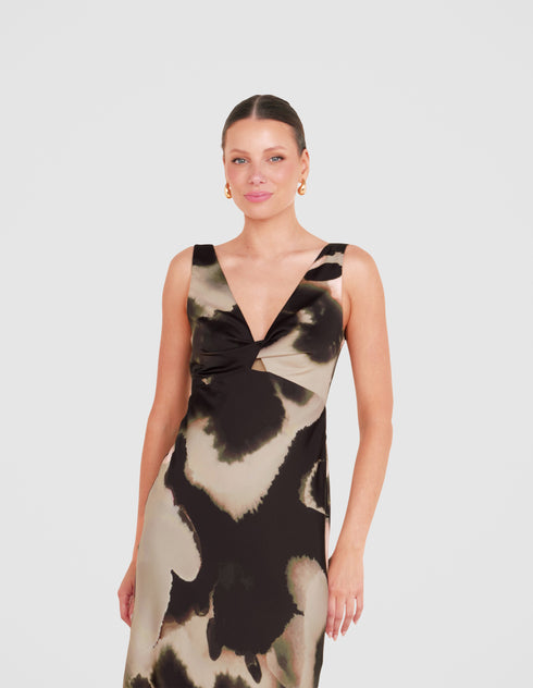 Gina Twist Front Gown