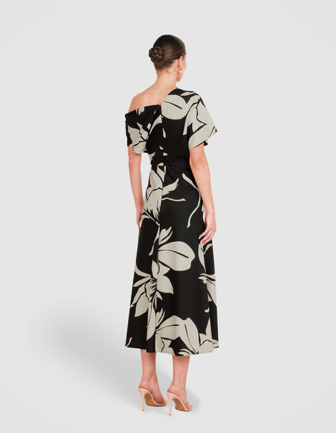 Jada Off Shoulder Midi Dress