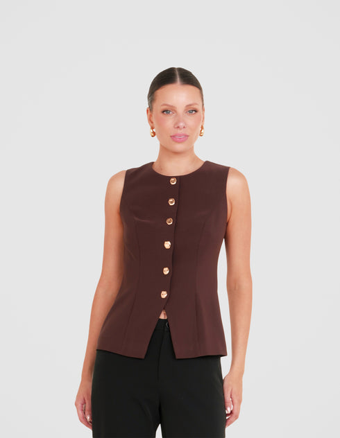 Yuema Longline Vest Top