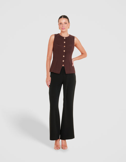 Yuema Longline Vest Top