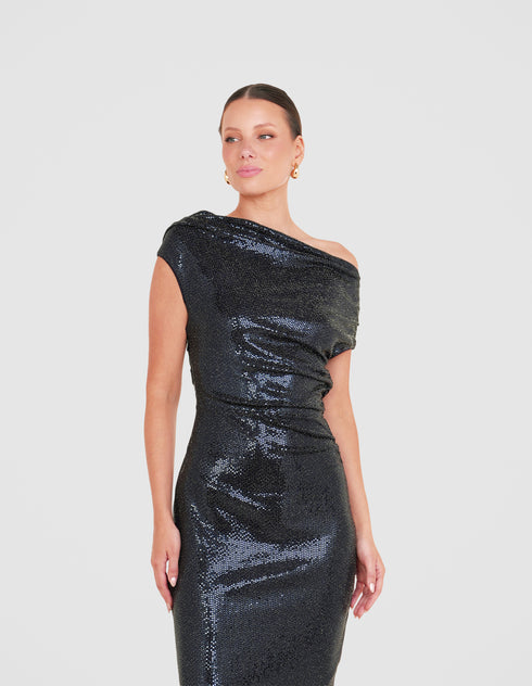 Sandy One Shoulder Maxi Dress