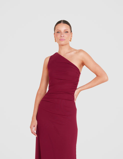 Olga Mesh Maxi Dress