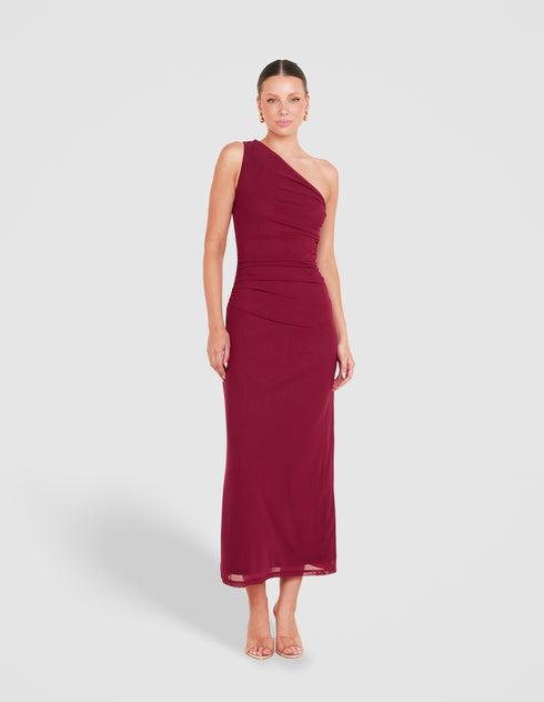 Olga Mesh Maxi Dress