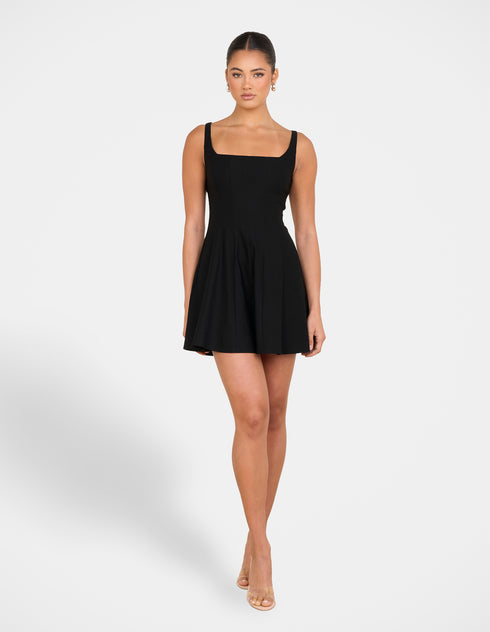 Simone Square Neck Mini Dress