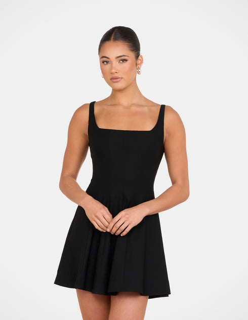 Simone Square Neck Mini Dress