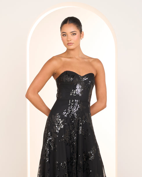 Zalia Sweetheart Strapless Gown