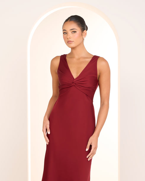 Ora Twist Front Maxi Dress