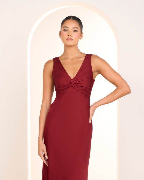 Ora Twist Front Maxi Dress