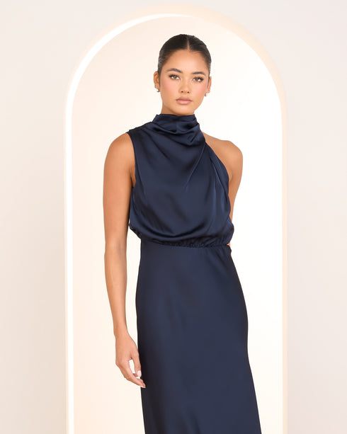 Otillie High Neck Gown