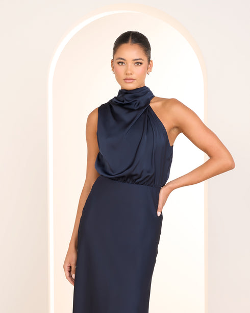 Otillie High Neck Gown