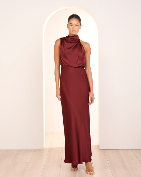 Otillie High Neck Gown