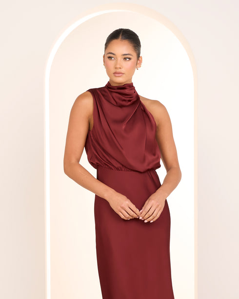 Otillie High Neck Gown