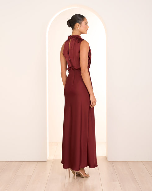 Otillie High Neck Gown