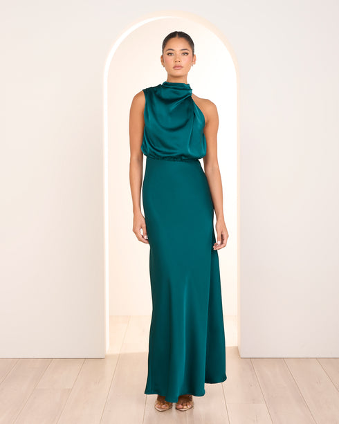 Otillie High Neck Gown
