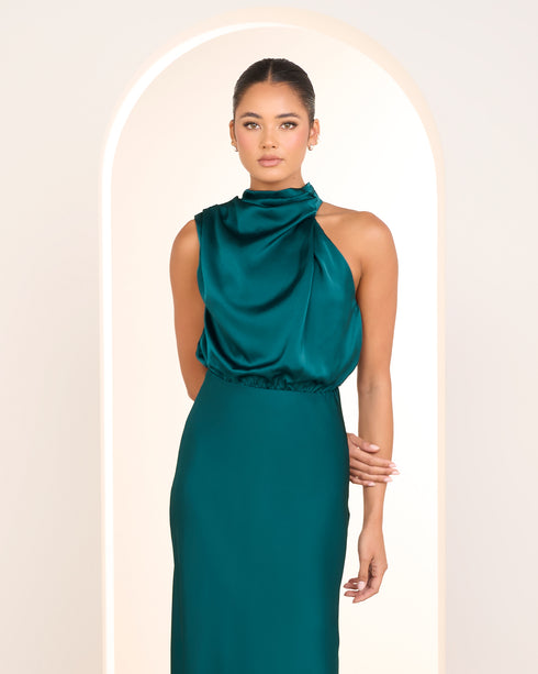 Otillie High Neck Gown