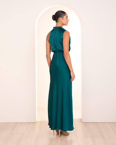 Otillie High Neck Gown