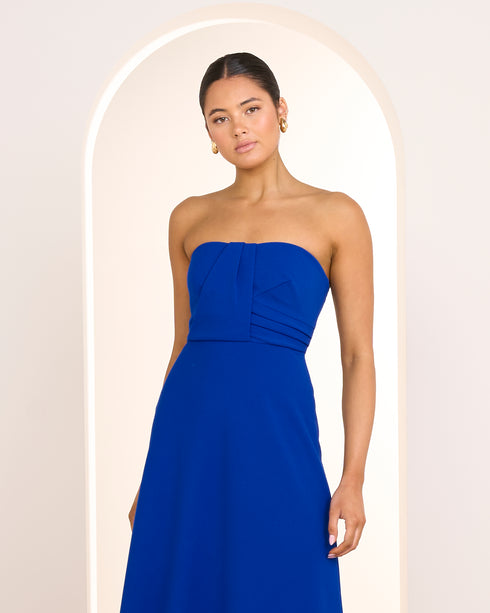 Lila Strapless Midi Dress
