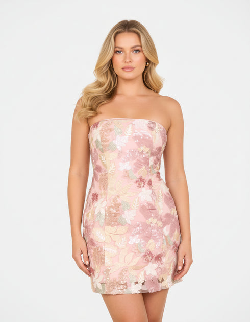 Izzie Strapless Mini Dress