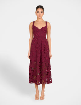 Martina Sweetheart Midi Dress