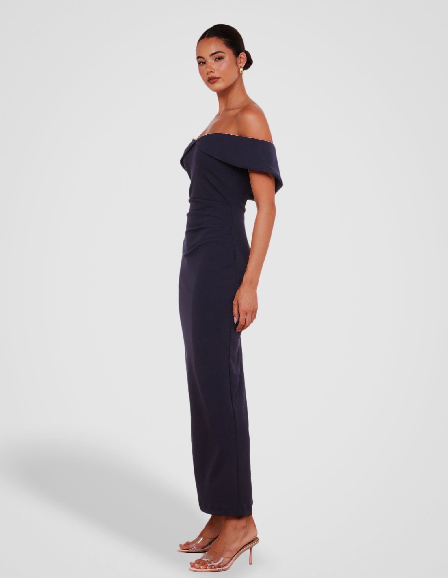 off the shoulder formal dress australia Pixi Off Shoulder Maxi Dress White